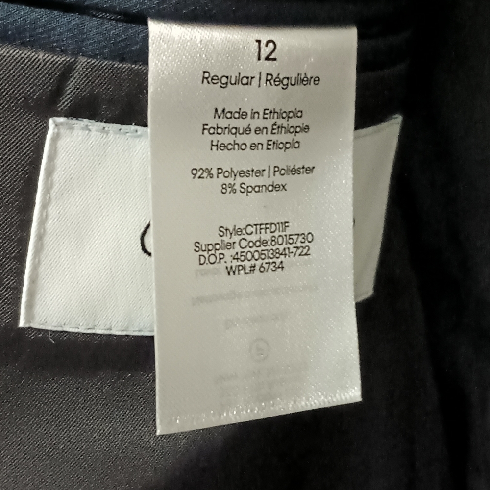 Kids Calvin Klein Boys Navy Blue Suit Jacket 12 - Picture 6 of 7